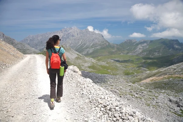 Guardare la montagna cantabrica — Foto Stock