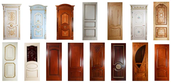 Set of handmade luxury doors. — Stock Photo, Image