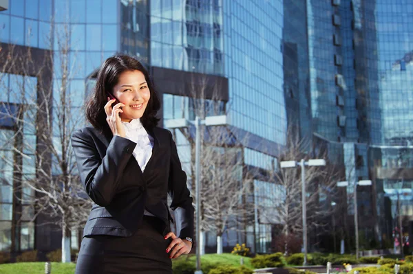 Portrait of a cute business woman — Stock Photo, Image