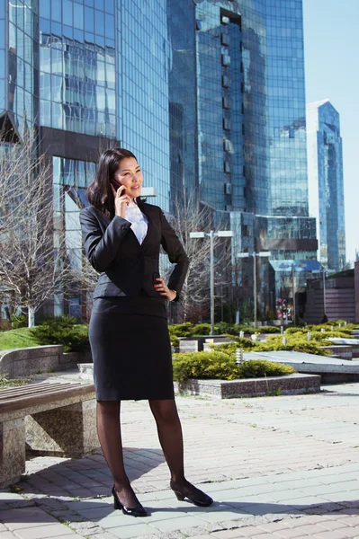 Portrait of a cute business woman — Stock Photo, Image