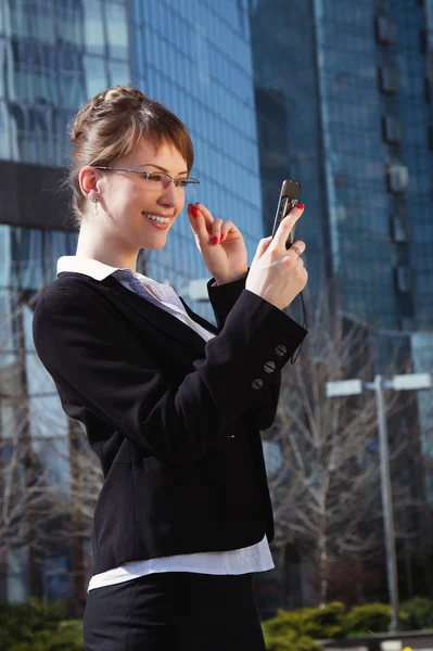 Portrait of a cute business woma — Stock Photo, Image