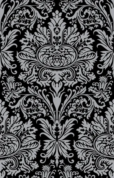 Vector. Seamless damask pattern — Stock Vector