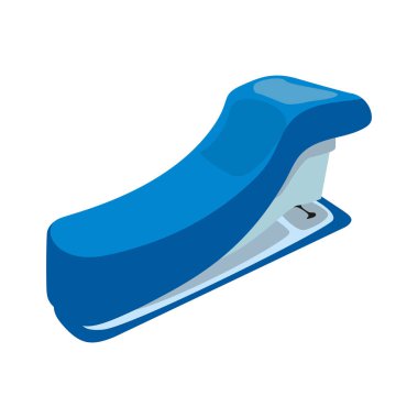 Mavi zımbalar bir takım kağıtları birleştiriyor..