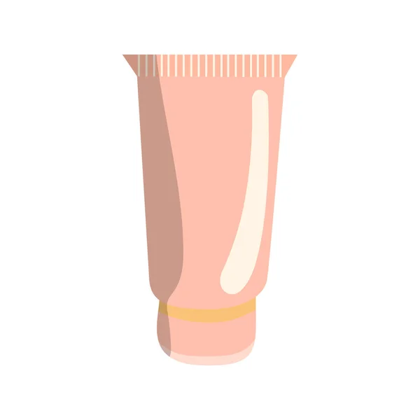 Design Illustration Einer Gesichtsschaumstoffröhre Mit Weicher Rosa Verpackung — Stockvektor