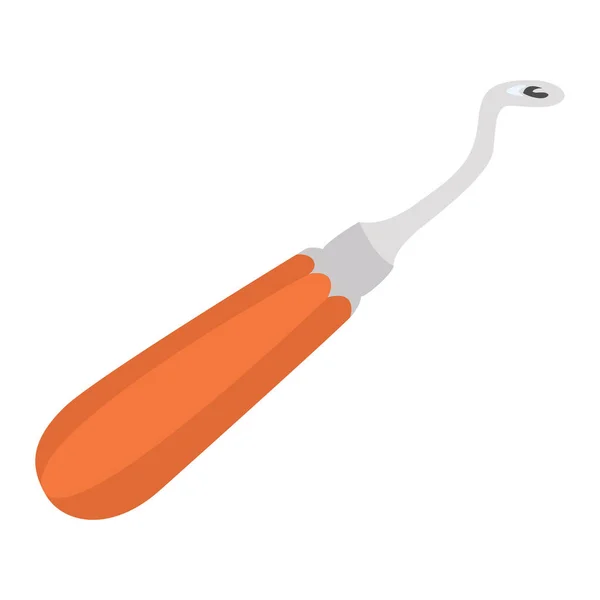 Orange Hook Kit Latch Illustration Vector — Stock Vector