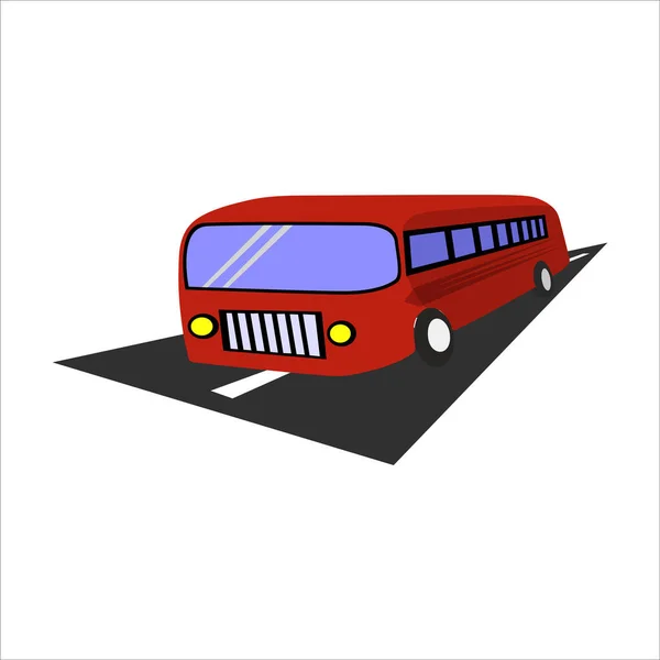 Illustration Vectorielle Arrêt Bus Style Conception Plat — Image vectorielle