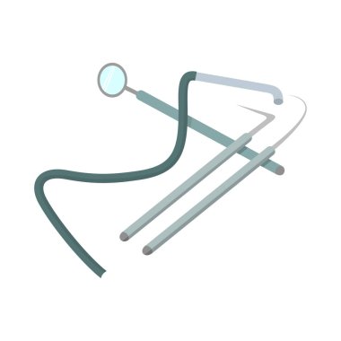 Diş hekimi sağlık sistemi konsepti düz ve vektör illüstrasyonu