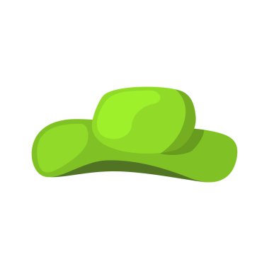 Yaz şapkası simgesi, vektör illüstrasyon tasarımı