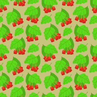 Kirazsız şablon vektör arka planı. Kusursuz desen desen tasarımı.