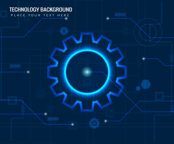 Hintergrundinformationen Zur Schaltungstechnologie Mit High Tech Digitalen Datenverbindungssystemen Und Computerelektronik — Stockvektor