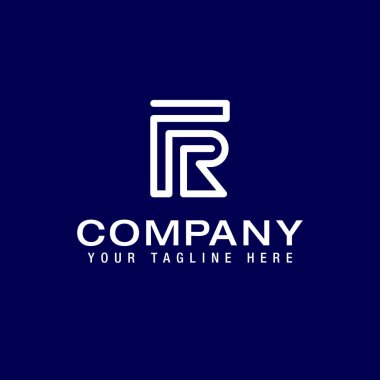 FR Letter Logo Modern Business Vector Template Initial FR Logo Design.