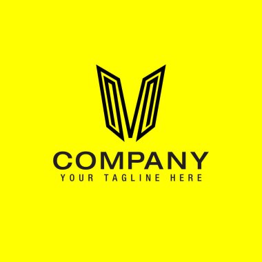 letter M logo for business and brand identity design template