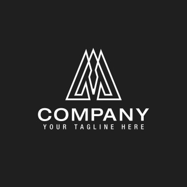 Initials letter MA or AM Premium logo design for modern corporate branding