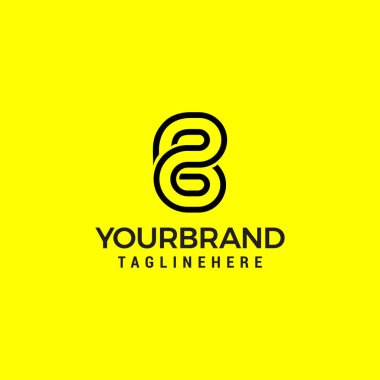 letter B logo vector letter B business logo, letter B logo company Flat and Minimal Initial B Letter Logo Vector
