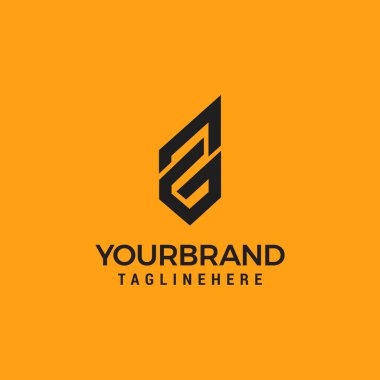 Letter AG Logo design with simple style good for your business
