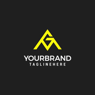 m g mg gm initial logo design vector graphic idea creative