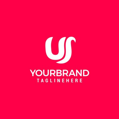 US Logo Design Template Vector Graphic Branding Element.