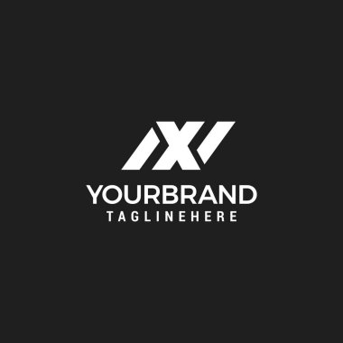 XN letter logo design on luxury background NX monogram initials letter logo concept.