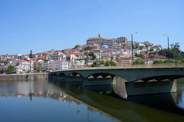 Santa Clara Bridge Mondego River European Coimbra City Central District — Stok fotoğraf