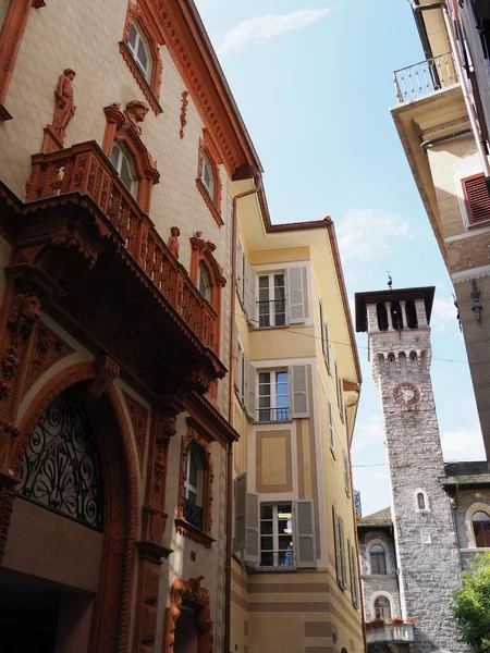 Tower Government Building European Bellinzona City Canton Ticino Switzerland Clear — Stockfoto