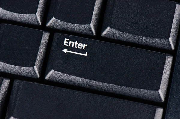 Teclado con tecla enter — Foto de Stock