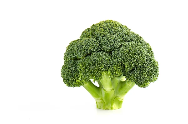 Isolat de brocoli frais sur fond blanc Photo De Stock