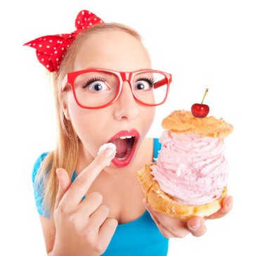 cupcake ile kız