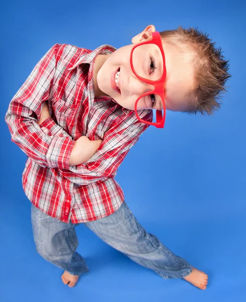 Vijf jaar oude jongen — Stockfoto