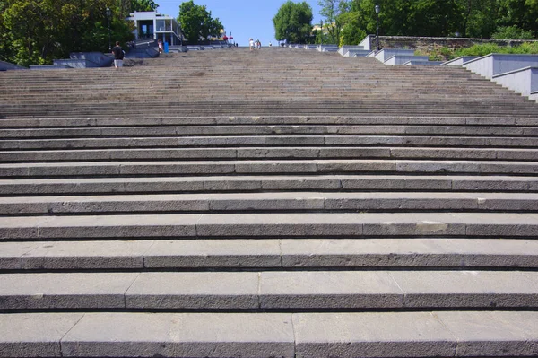 Ucrania Odessa Muchos Escalones Las Escaleras Potemkin — Foto de Stock
