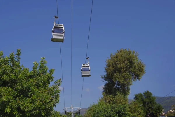 Teleférico Cidade Alanya Turquia — Fotografia de Stock