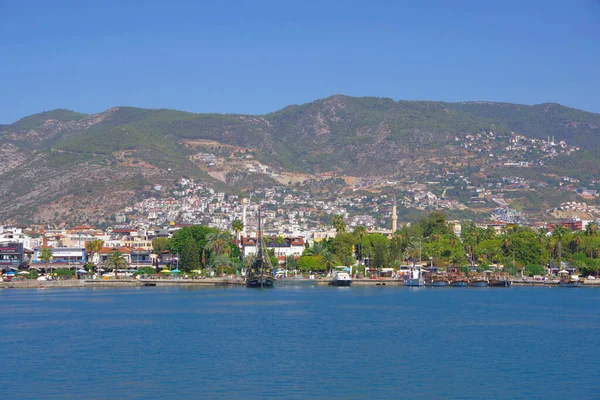 トルコだ アランヤ 海からの街の眺め — ストック写真