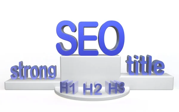 SEO-optimering — Stockfoto