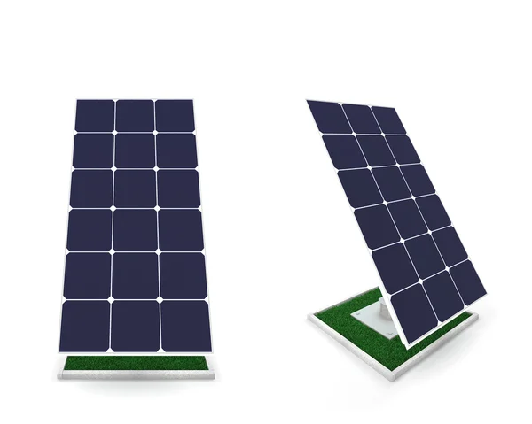 Solar batteries — Stock Photo, Image