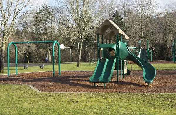 Playgorund v parku. — Stock fotografie