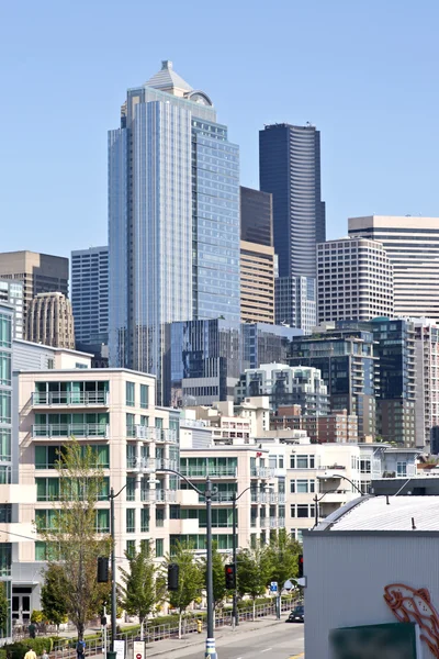 Arquitectura del horizonte de Seattle . — Foto de Stock