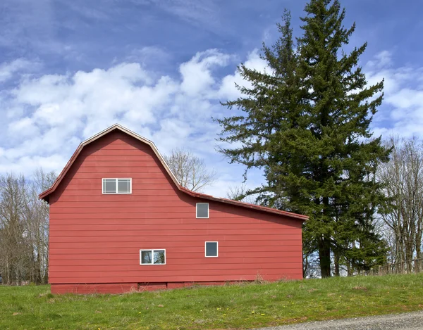 Red Barn Oregon. — Stock Photo, Image