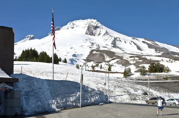 Excursion to Timberline lodge Oregon. — Stock Photo, Image