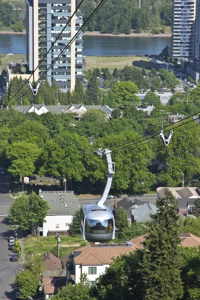 Aerial tram, Portland OR. — Stock Photo, Image