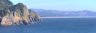 Cape Şahin bakış açısı oregon coast panorama.