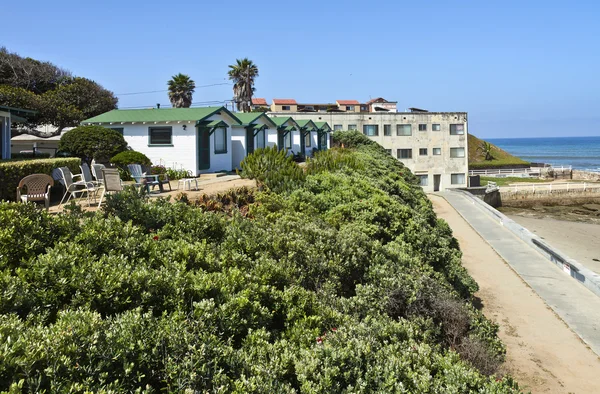 Bungalows en ocean view point loma Californië. — Stockfoto