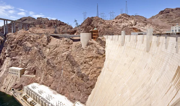 Hoover Dam visitor center Nevada panorama. — Stockfoto