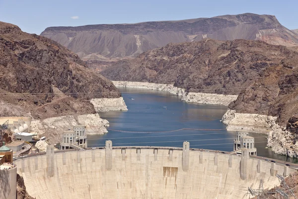 Hoover dam odwiedzających centrum i touirsm nevada. — Zdjęcie stockowe