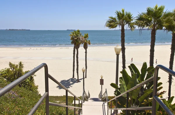 Long Beach California vista al mar . — Foto de Stock