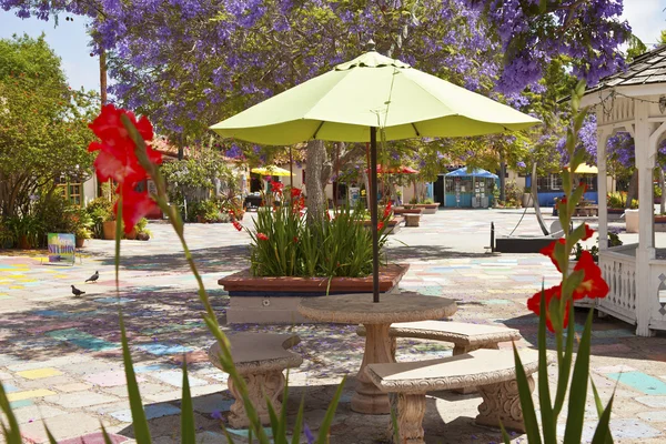 Spanisches Dorf stuidios und zeigt balboa park kalifornien. — Stockfoto