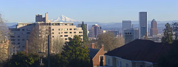 Portland oregon centra Panorama panorama. — Stock fotografie