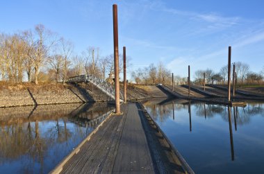 tekne başlatma yastıkları ve çelik direkleri veya.