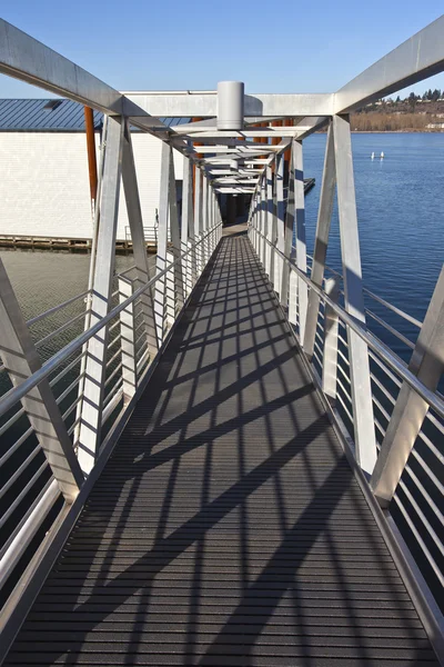 Pedestrian steel ladder and state parks Oregon. — Stock Photo, Image