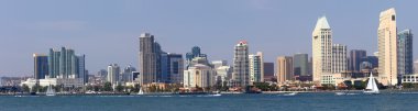 San diego california panorama waterfront manzarası.