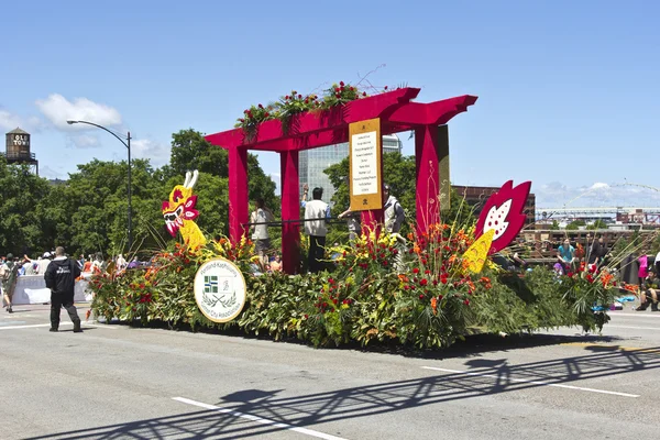 Portland Oregon rose parade. — Stock Photo, Image