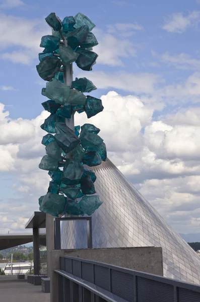 Glass sculpture in Tacoma Washington. — Stock Photo, Image